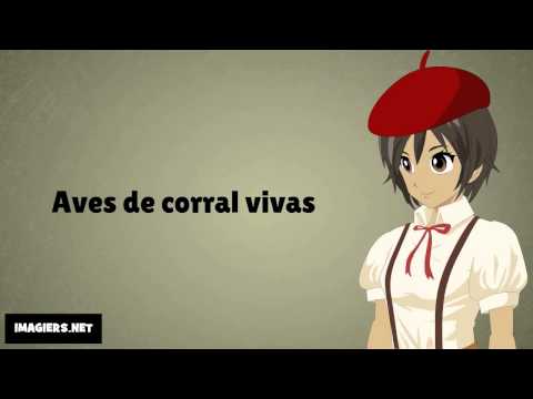 Pronounce Spanish = Aves de corral vivas