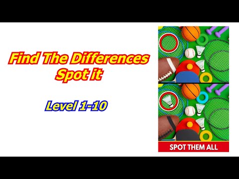 Find The Differences - Spot it Game Walk Through - YouTube