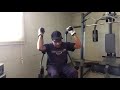 Exercising On My Ab Back Machine