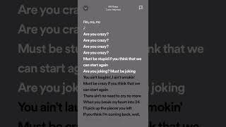 Conor Maynard - R U Crazy #hits #spotifylyrics #tiktok #trending #summer #viralhits #shorts #music