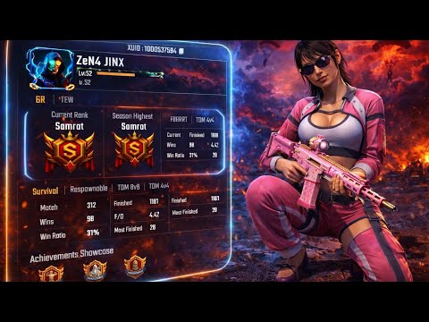 My First Noob gameplay in Samrat Ranked Lobby 🫠