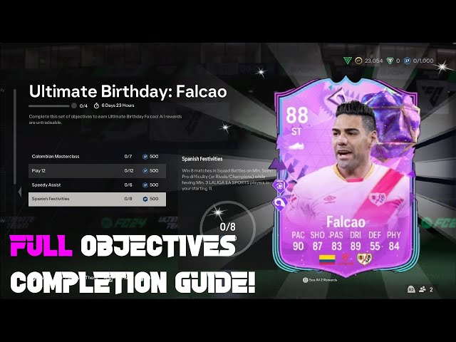 How to earn the EA FC 24 Radamel Falcao Ultimate Birthday card for free?