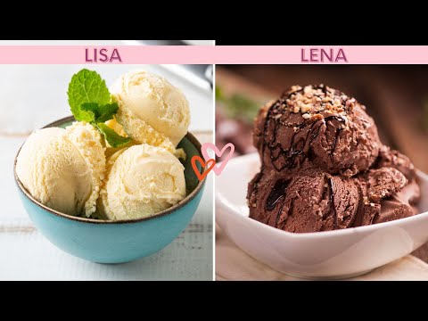 Lisa or Lena ✨️ Ice Cream Edition ✨️ @lisaorlena4u  #lisaorlena #sweets #sweets #dessert #desserts