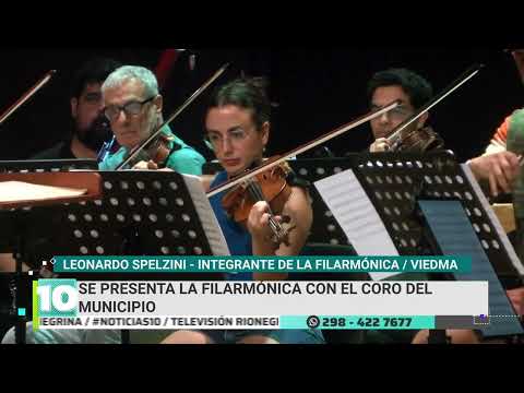 En Viedma, se presenta la Filarmónica de Río Negro con el Coro del Municipio