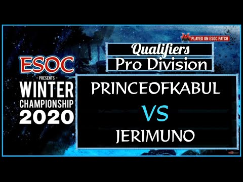[AoE3] PrinceofKabul vs Jerimuno — Pro Division Qualifiers — ESOC Winter Championship 2020