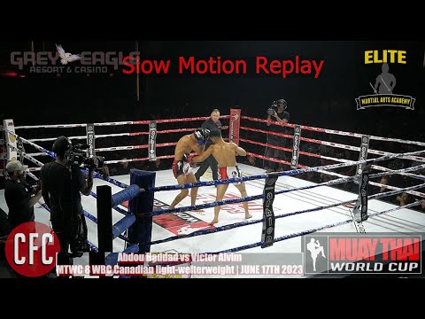 Abdou Haddad vs Victor Alvim | Canadian light-welterweight | MTWC 8 #shorts #combat #fight
