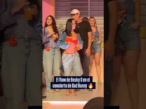 Bad Bunny está arrasando en sus conciertos y hasta #BeckyG sacó los prohibidos 🔥👀 #lovienelbotón