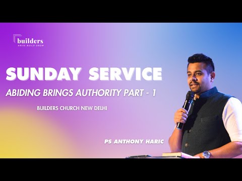 Sunday Service || Ps Anthony Haric & Ps Steffy Haric @builderschurchindia  || LIVE 🔴
