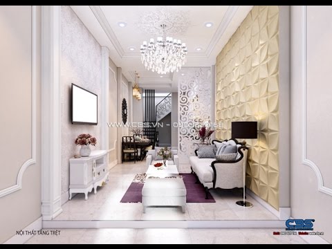 Nhà 3,2m x 13m | Thiết kế nội thất phong cách bán cổ điển siêu đẹp