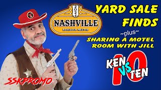 Ken vs Ten: Nashville Yard Sale Finds + Sharing a Motel Room with Jill