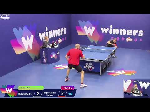 WINners CUP table 2  11.01  Batiuk Dmitrii - Zaporozhets Roman  14:30