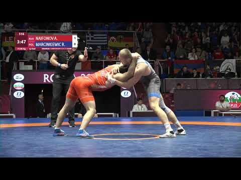1/4 FS - 86 kg: A. NAIFONOV (RUS) v. R. MARCINKIEWIC (POL)