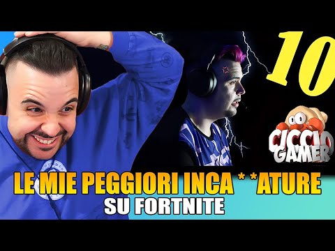 REAGISCO a le peggiori 10 incazzature di cicciogamer89 su FORTNITE