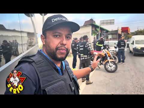 DETRAN EM PARCERIA COM A POLÍCIA MILITAR FAZ MEGA OPERAÇÃO NA ENTRADA DA CIDADE DE JUQUITIBA