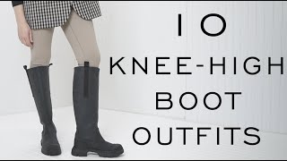 How to Style KNEE HIGH BOOTS - Chic Outfits - Minimalist Fashion - Winter Wardrobe - Emily Wheatley