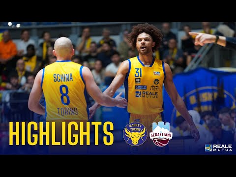 Highlights: Reale Mutua Torino - RSR Sebastiani Rieti 82-72 | Regular Season 2025/26 | 16^ Giornata