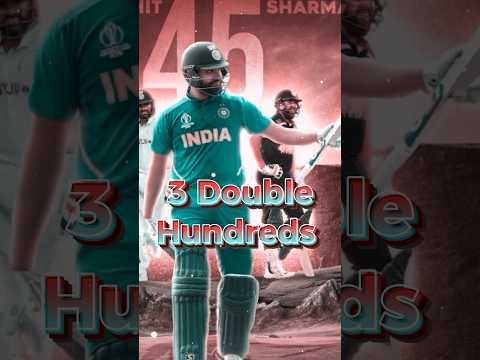 rohit sharma double centuries status #cricket #shorts #rohitsharma #hitman #status #cricketshorts