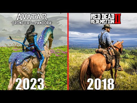 Avatar Frontiers of Pandora vs Red Dead Redemption 2 - Physics and Details Comparison