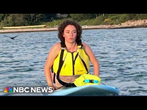 Stunning new video of paddleboarder’s shark encounter