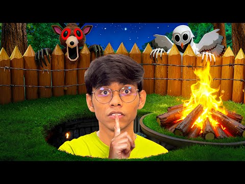 Surviving 99 NIGHTS In The Forest! (Roblox)