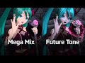 Mega Mix Vs Future Tone Visual Settings Comparison Hatsune Miku Project DIVA Mega Mix