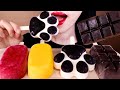 ASMR CHOCOLATE FRUITS ICE CREAM Eating Sounds MUKBANG아이스크림 디저트 먹방