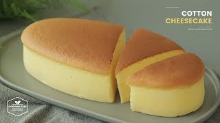 갈라짐 없이 예쁜♥ 코튼 치즈케이크 (수플레 치즈케이크) 만들기 : Cotton Cheesecake (Souffle Cheesecake) Recipe | Cooking tree