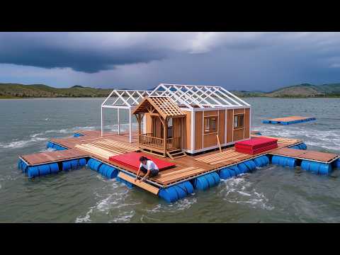Talented girl builds dream house on the water, surprises after 2 years. | by @Trieuthiduong