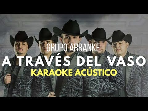 A Traves del Vaso - Karaoke Acustico Piano - Leo Mart