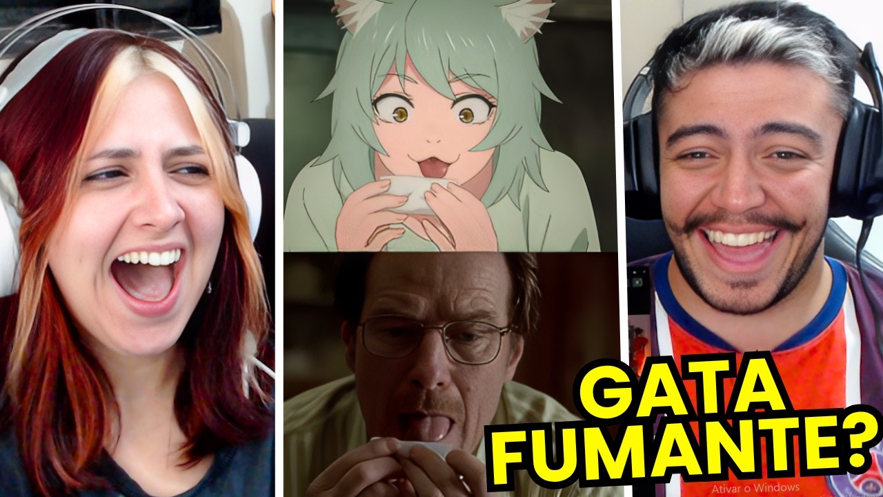 O ANIME DA GATA FUMANTE (REFERÊNCIAS DA OPENING) | react