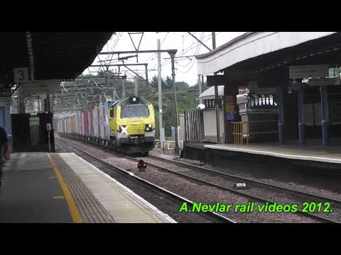 Freightliner 70001 'Powerhaul' whines through Romford working 4M93