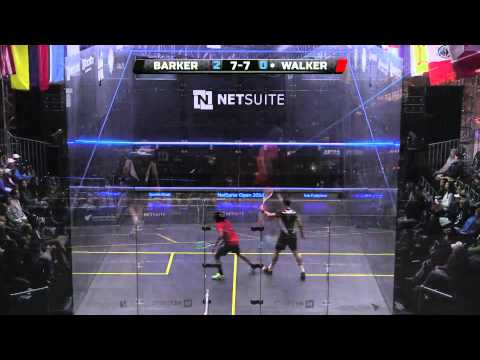 Squash : 2014 Netsuite Open - QF Roundup - Barker v Walker