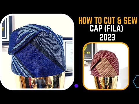 HOW TO CUT AND SEW CAP/ FILA 2023    detailed illustration for best result. #fila #cap