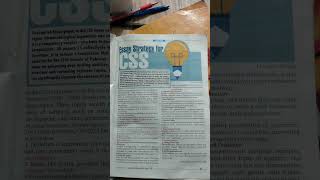 Books and articles of Down news 📰 for CSS-PMS #motivation #language #englishgrammar