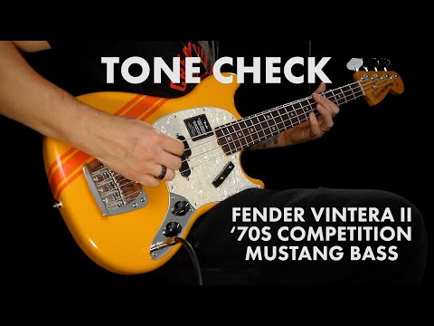 TONE CHECK: Fender Vintera II 70s Competition Mustang Bass Demo | Cream City Music