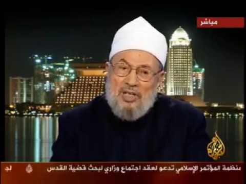 مناظرة بين الشيخ العلامة يوسف القرضاوي والرئيس الإيراني السابق علي أكبر هاشمي رافسنجاني