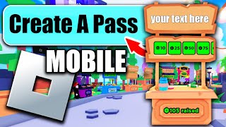 How To Make A GAMEPASS in PLS DONATE on MOBILE - 2024