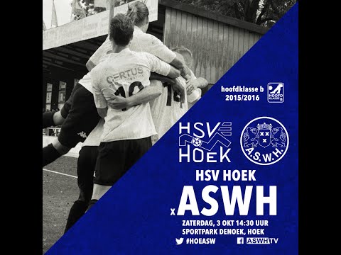 Doelpunten HSV Hoek - ASWH 2-1 (03-10-2015)