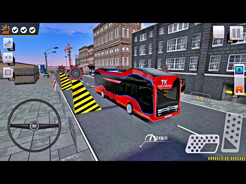 Modern Bus Simulator #2 - | New Update | - The Knights Bus Unlocked - Bus Parking - Android Gameplay