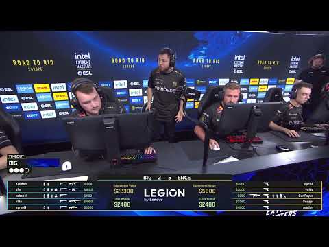 gob b's getting angry on his team | BIG vs ENCE