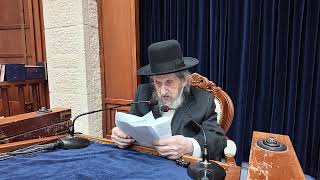 👑מראה הוד: מיר ברכפלד התכנסה להאזין למשא הנחלת התורה ממנהיג הדור הרב לנדו, שיעור ושיחת הכנה לשבועות.