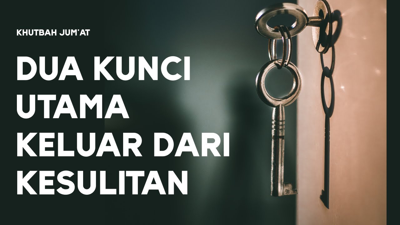 Khutbah Jum’at: Dua Kunci Utama Keluar dari Kesulitanhttps://youtu.be/x3kRnU-V4Y…