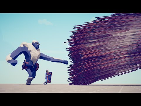 SHIELD BEARER & ICE GIANT vs EVERY GOD - Totally Accurate Battle Simulator