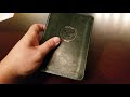 Holman CSB Military Bible (Compact Ultrathin) in a Green LeatherTouch® Cover