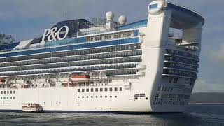 Our Tender Boat Arriving Back To The Pacific Adventure Cruise Ship From Moreton Island