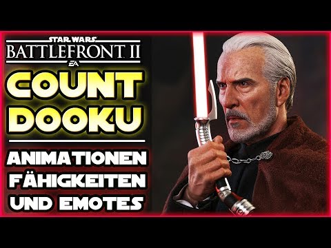 Count Dooku Fähigkeiten Animationen & Emotes in den Daten gefunden! - Star Wars Battlefront 2
