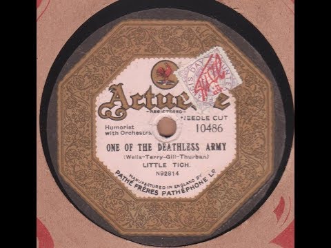 Little Tich  " One of the deathless army  "  1911