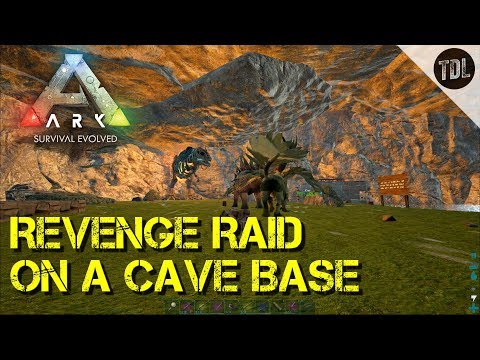 Revenge Raiding a Cave Base TDL Plays Ark Ragnarok S04E17