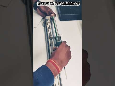 Vernier Caliper Calibration | how to calibrate the vernier caliper #verniercaliper #shorts