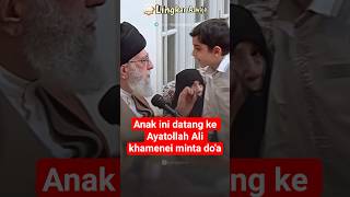 Download lagu Ayatollah Ali Khamenei was visited by an Iranian boy, look what happened... mp3